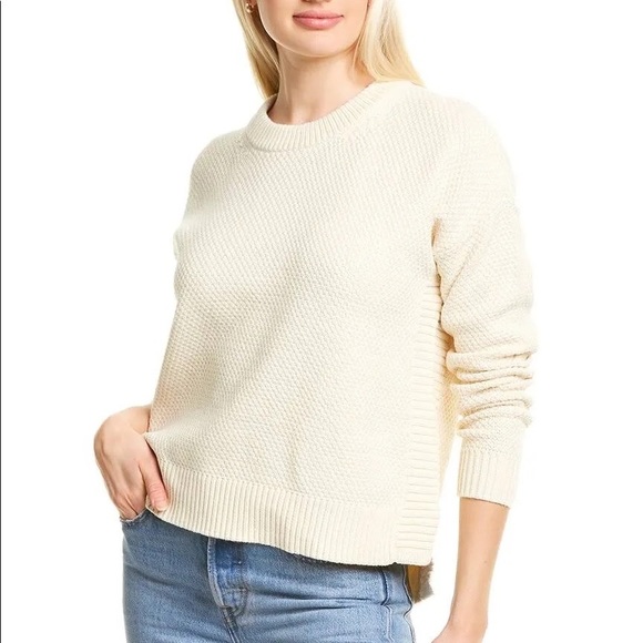 Madewell Sweaters - Madewell Pickford Pullover Waffle Knit Crewneck Sweater in Cream XXL EUC! 🤍